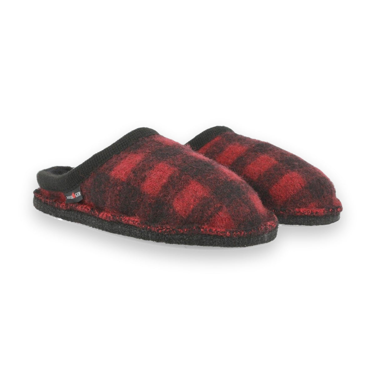 Haflinger Plaid sabot unisex in lana cotta — vista posteriore