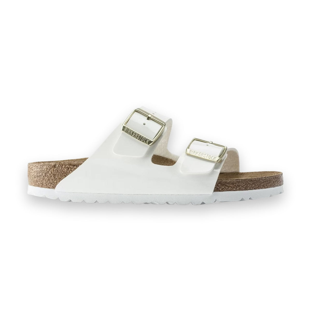Sandali Birkenstock Arizona Donna in Birko-Flor resistenti e facili da pulire per l'uso quotidiano.