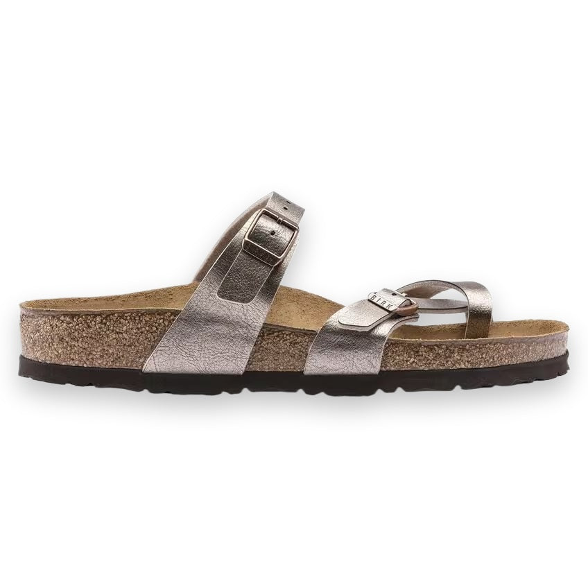 Birkenstock Mayari sandalo infradito donna in Birko-Flor — dettaglio plantare anatomico