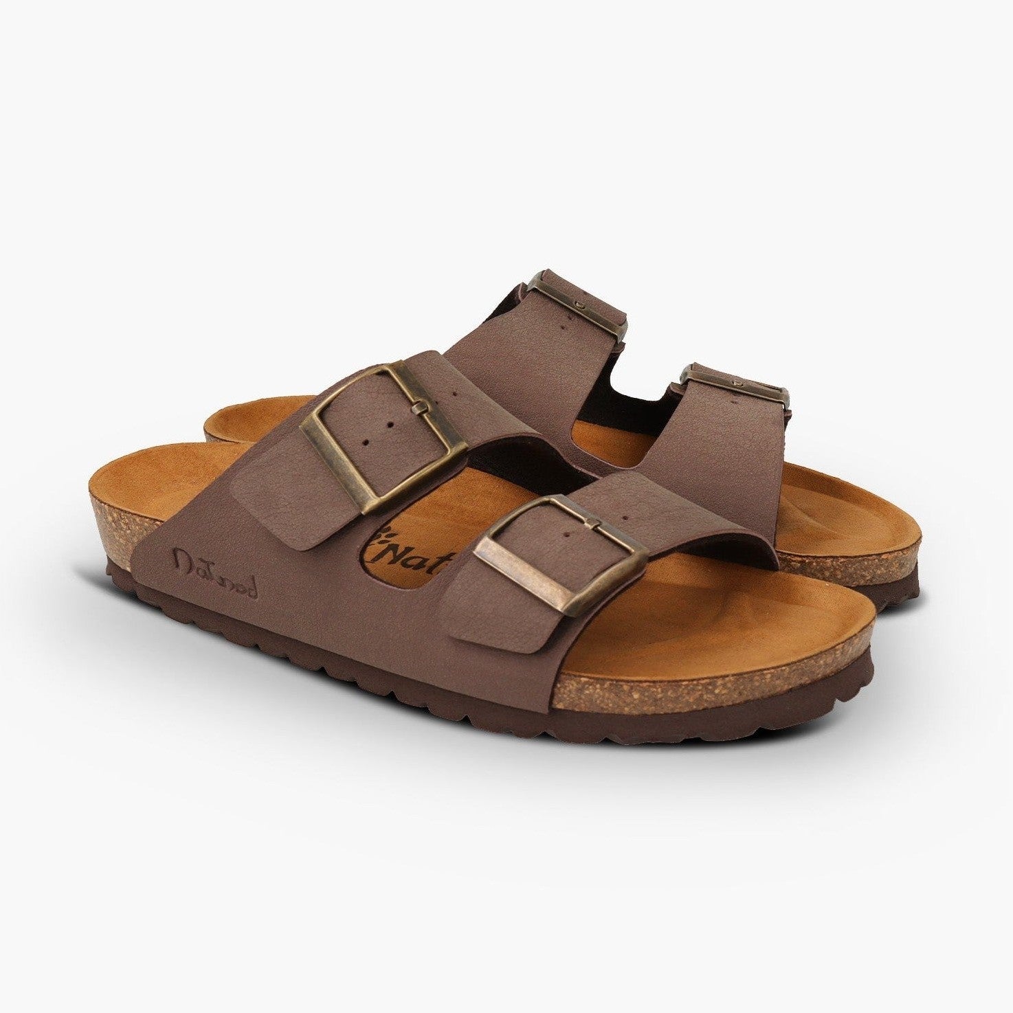 CH05 BIO - Sandalo a due fasce con cinturino regolabile da donna NATUNED