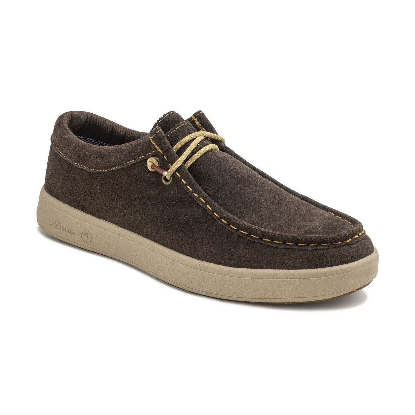 Scarpa Natural World Mazama uomo in pelle scamosciata artigianale stile Wallabee con lacci