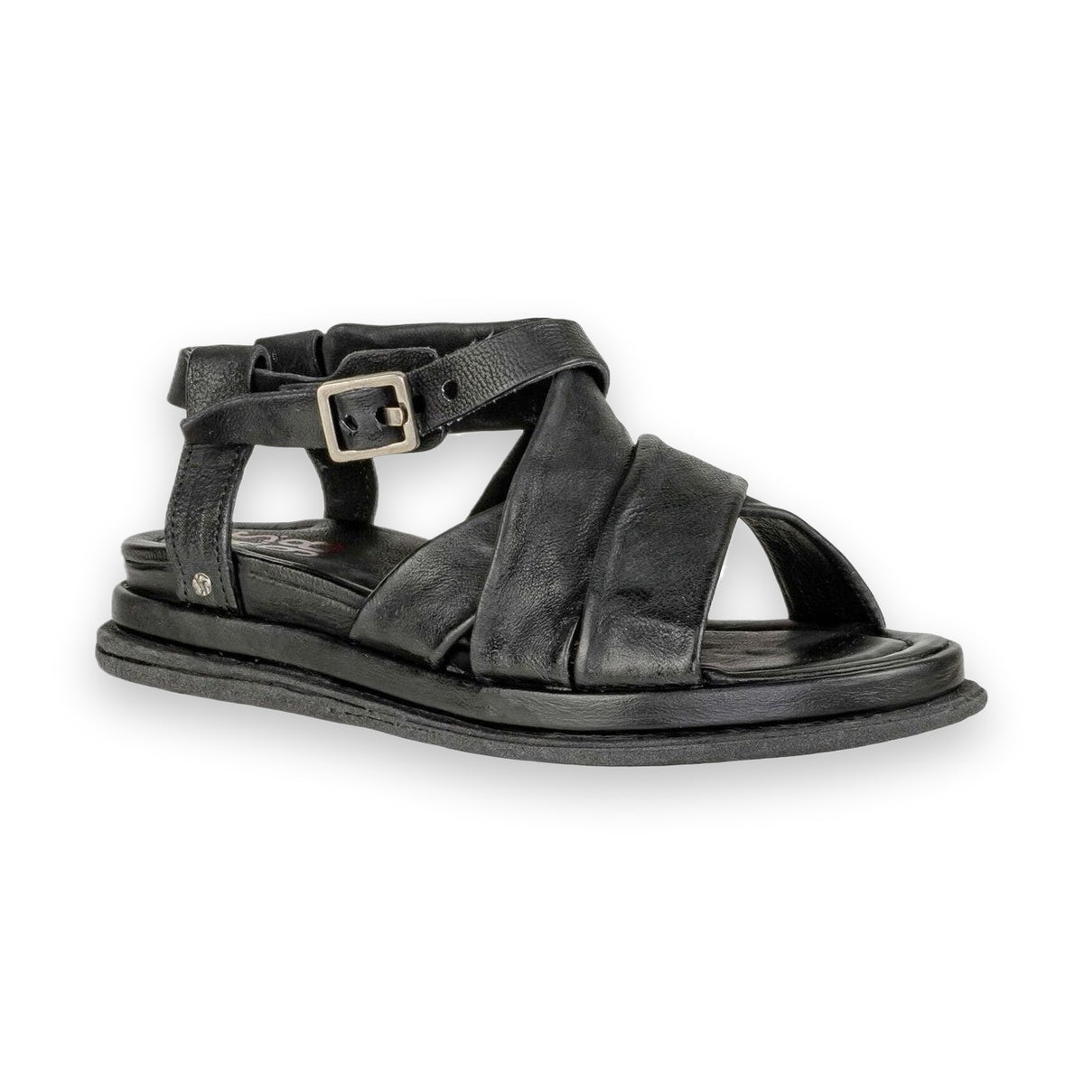 A.S.98 SPOON sandalo donna in pelle con platform stratificata - vista laterale