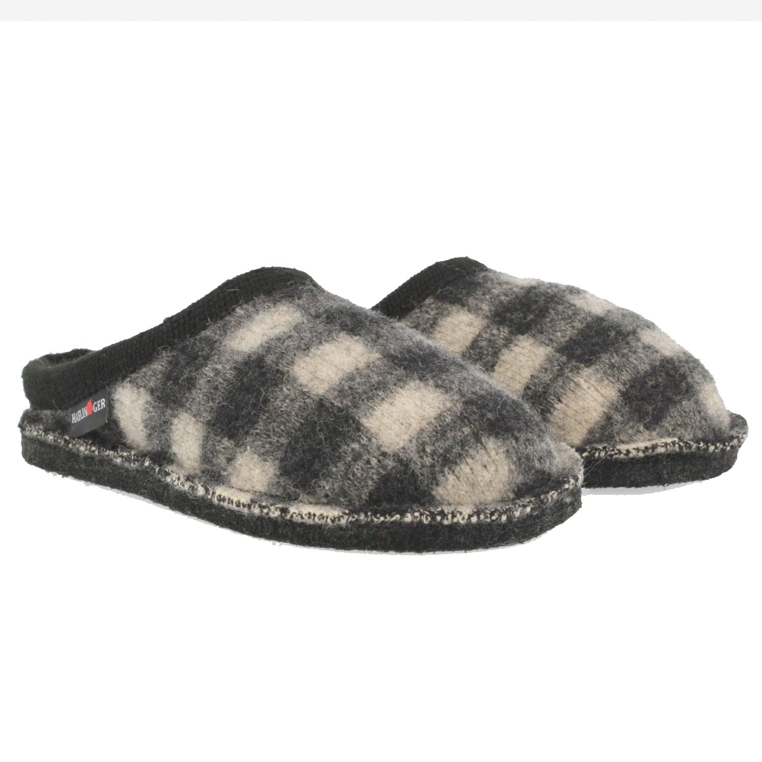 Haflinger Plaid Unisex Sabot In Lana Cotta