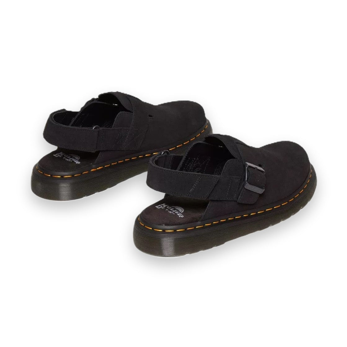Dr. Martens Jorge II sabot slingback unisex in Pelle Brando — vista dall'alto