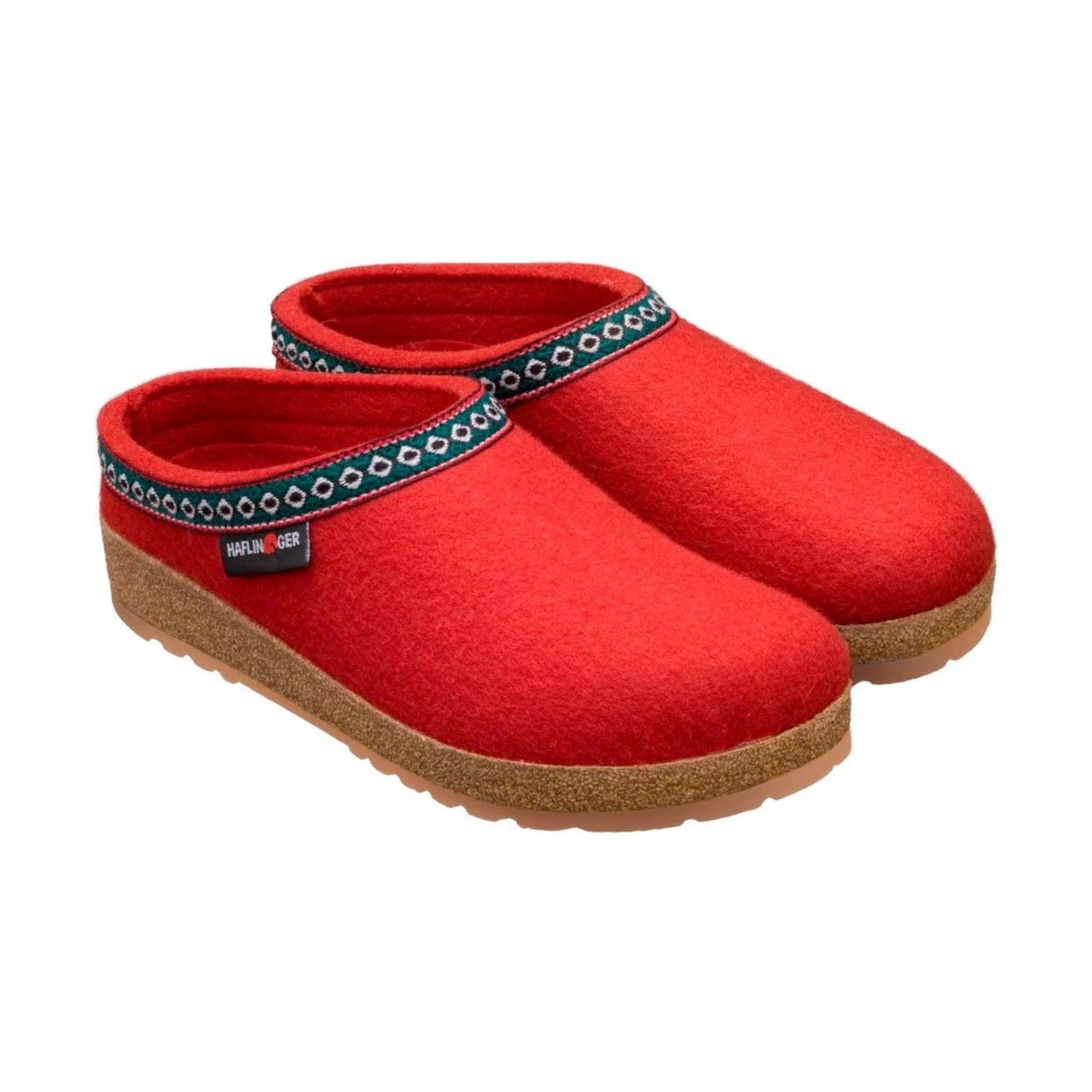 Haflinger Franzl Unisex Sabot In Feltro Di Lana