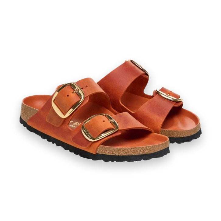 Birkenstock Arizona Big Buckle Donna Sandalo in Pelle Oliata — vista dall'alto