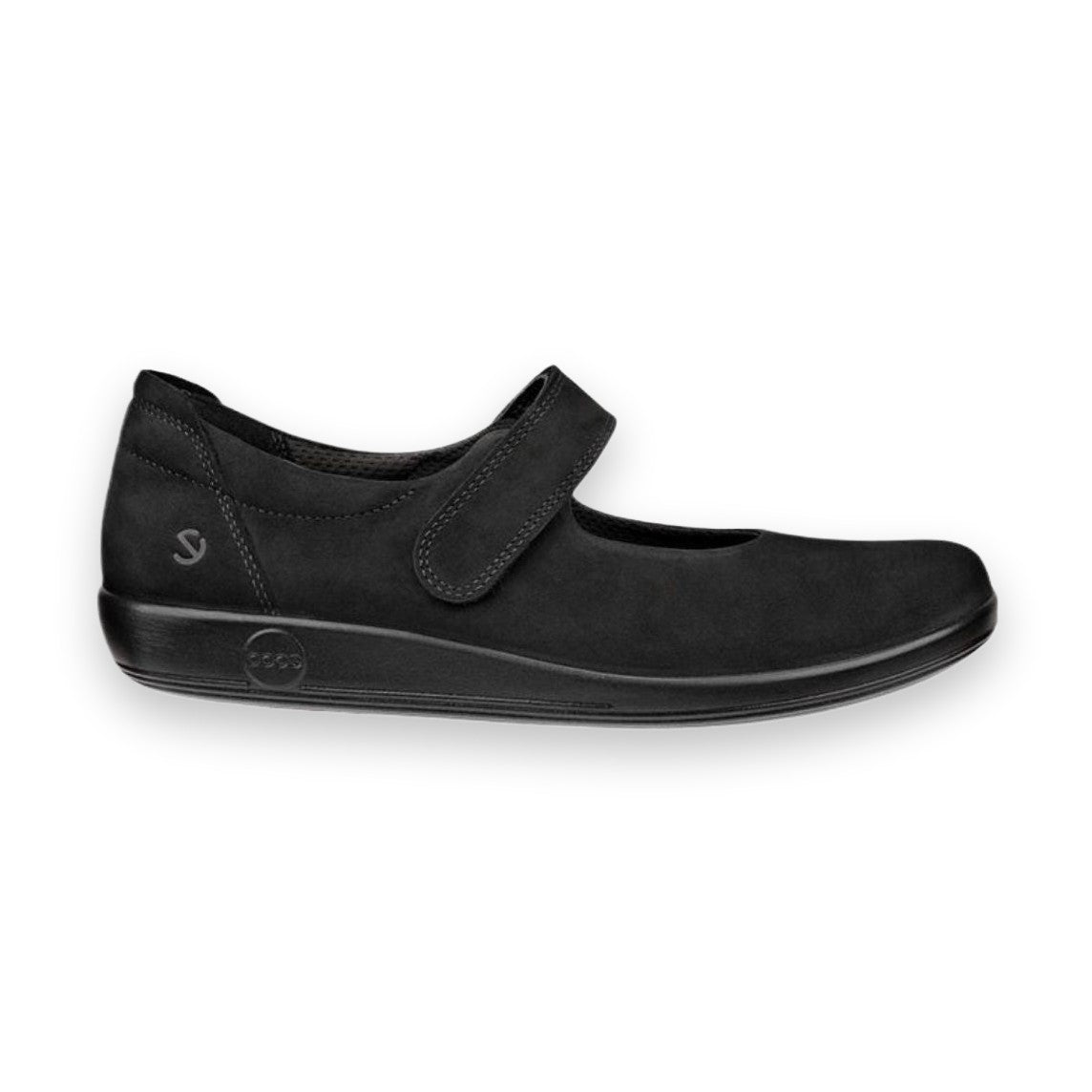 ECCO Soft 2.0 Mary-Jane ballerina donna in Pelle — vista laterale