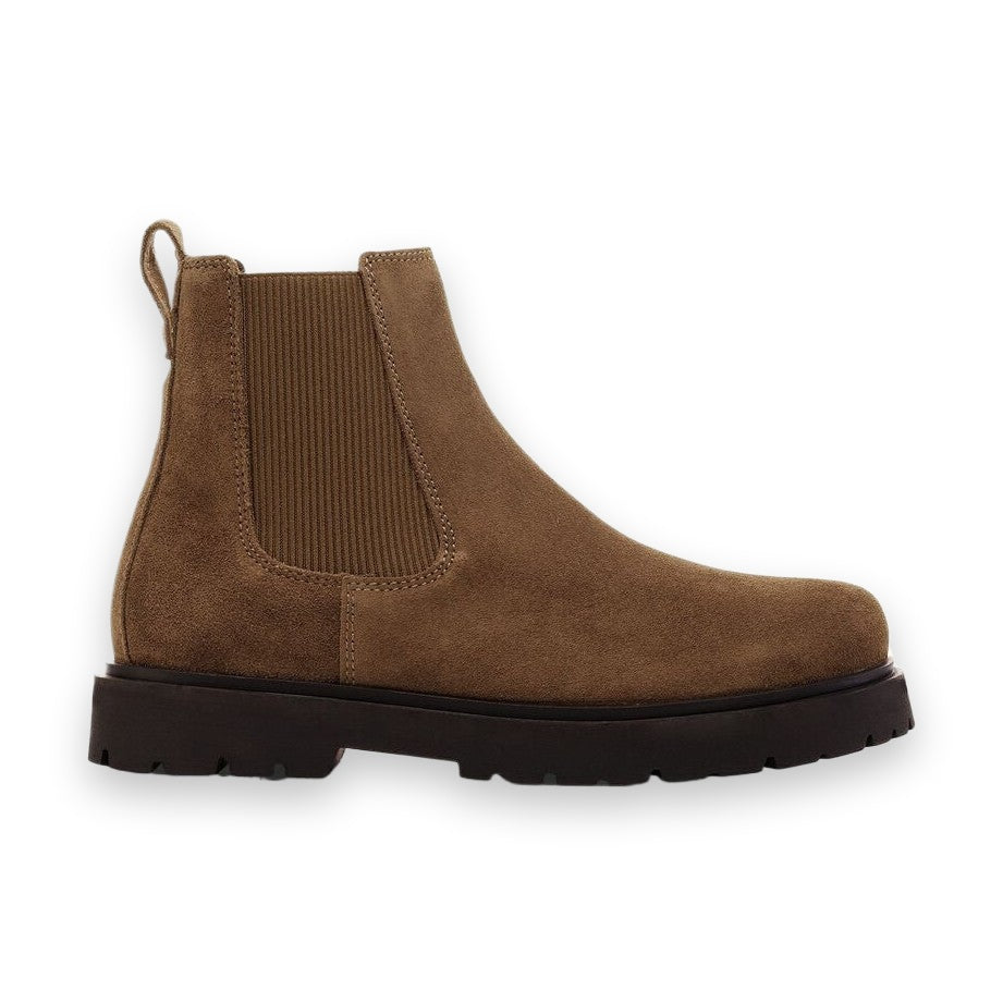 Stivaletto Birkenstock Highwood Mid donna slip on in pelle scamosciata mezza altezza vista laterale