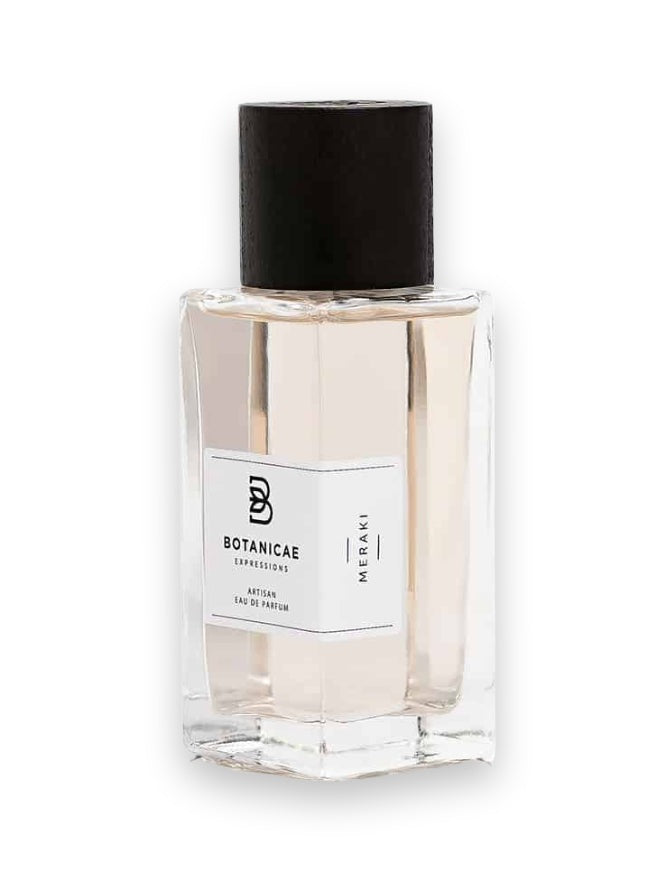 Botanicae Meraki Eau de Parfum 100ml flacone profumo di nicchia unisex vista frontale