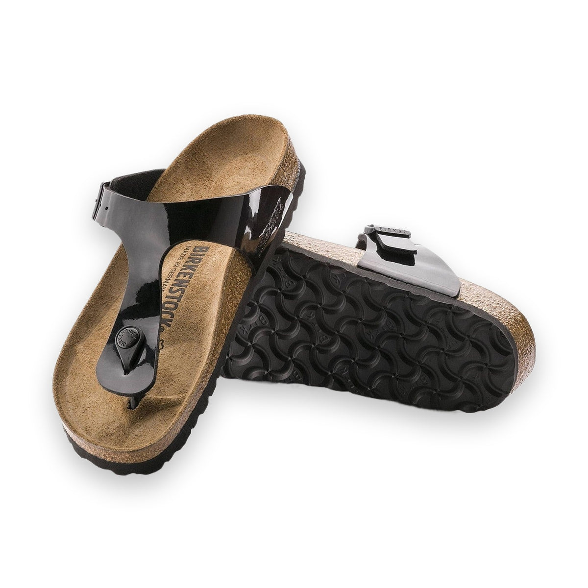 Struttura leggera e ammortizzante sandalo infradito Birkenstock Gizeh donna