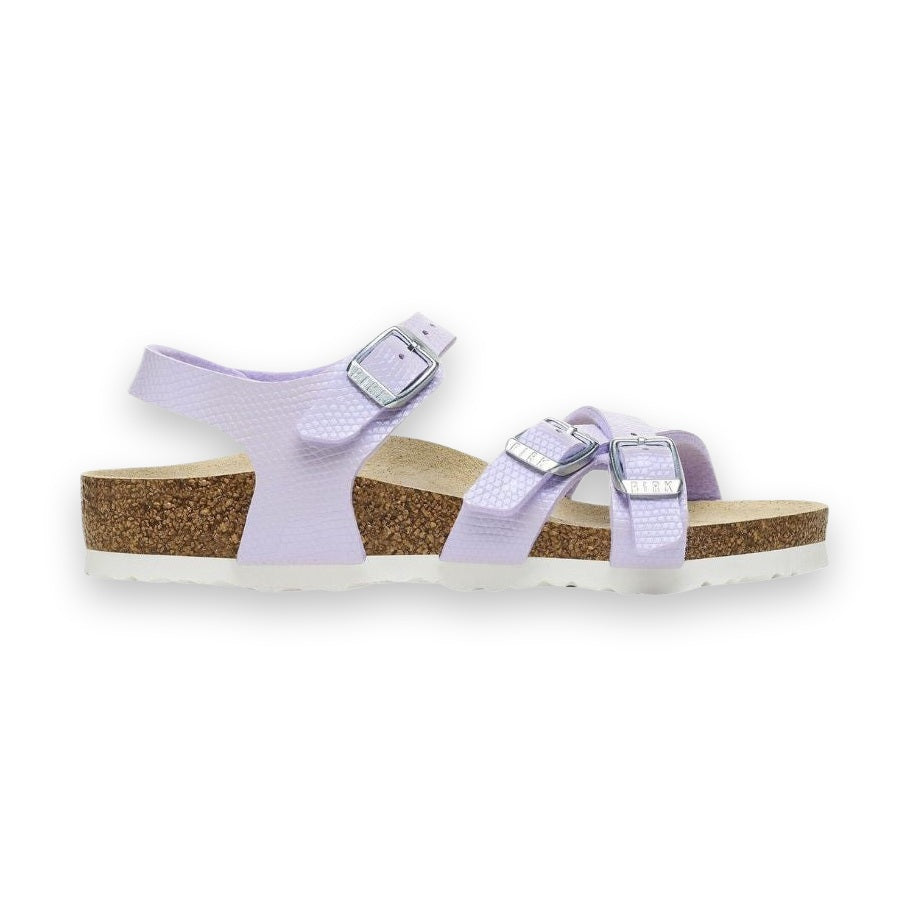 Birkenstock Kumba Kids Bambino Sandalo in Birko-Flor — vista posteriore