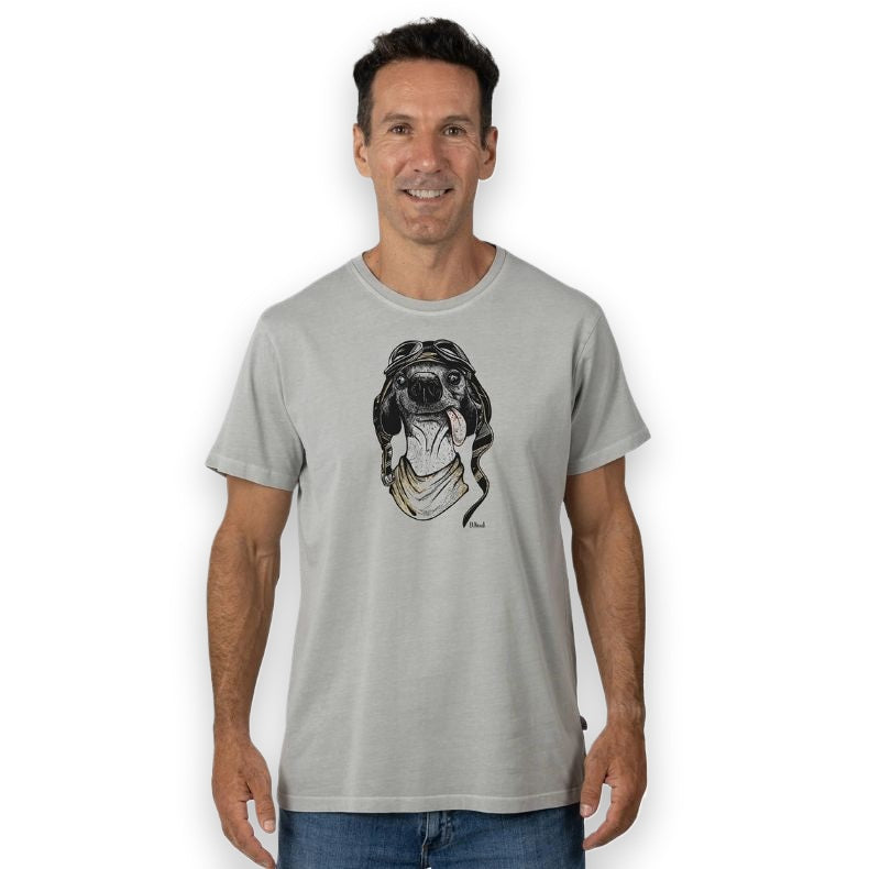 La Nansa PERRETE t-shirt uomo in cotone — vista frontale