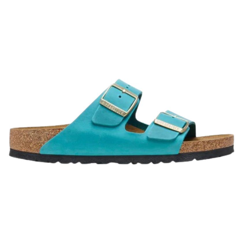 Due fasce in pelle oliata robusta e idrorepellente Birkenstock Arizona donna