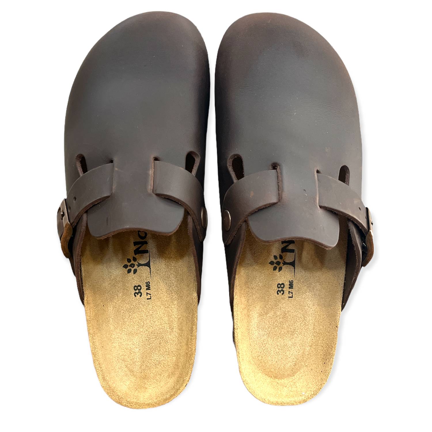 CH18 - sabot da donna e da uomo con fibbia regolabile NATUNED plantare in lattice anatomico comfort