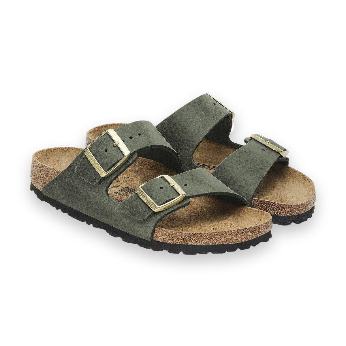Tallone sagomato in sughero per stabilità Birkenstock Arizona donna pelle oliata
