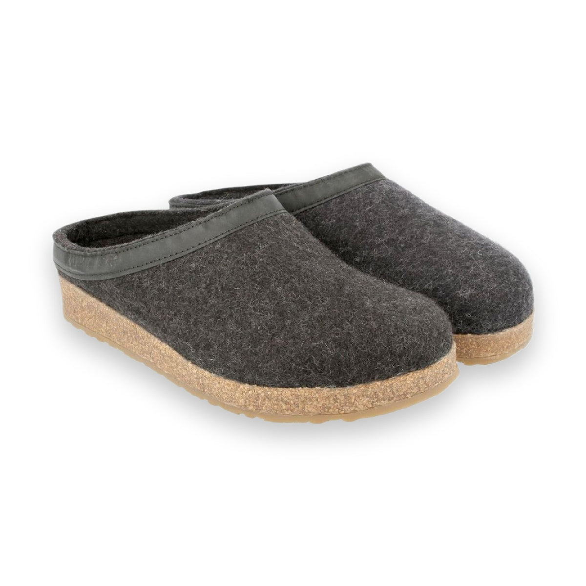 Haflinger Torben sabot unisex in feltro di lana — vista posteriore