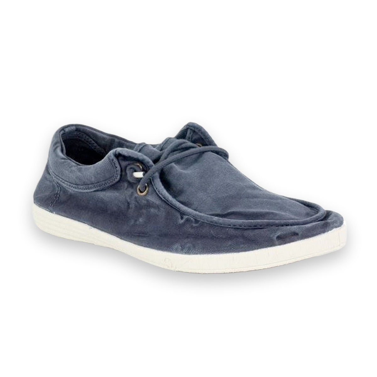 Natural World Old Wallabi slip-on uomo in cotone organico — vista dall'alto
