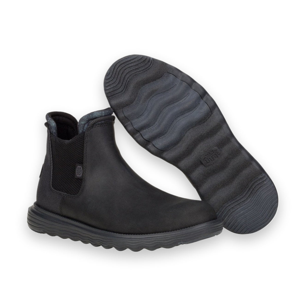 HeyDude Branson Classic stivaletto uomo in similpelle idrorepellente — vista posteriore