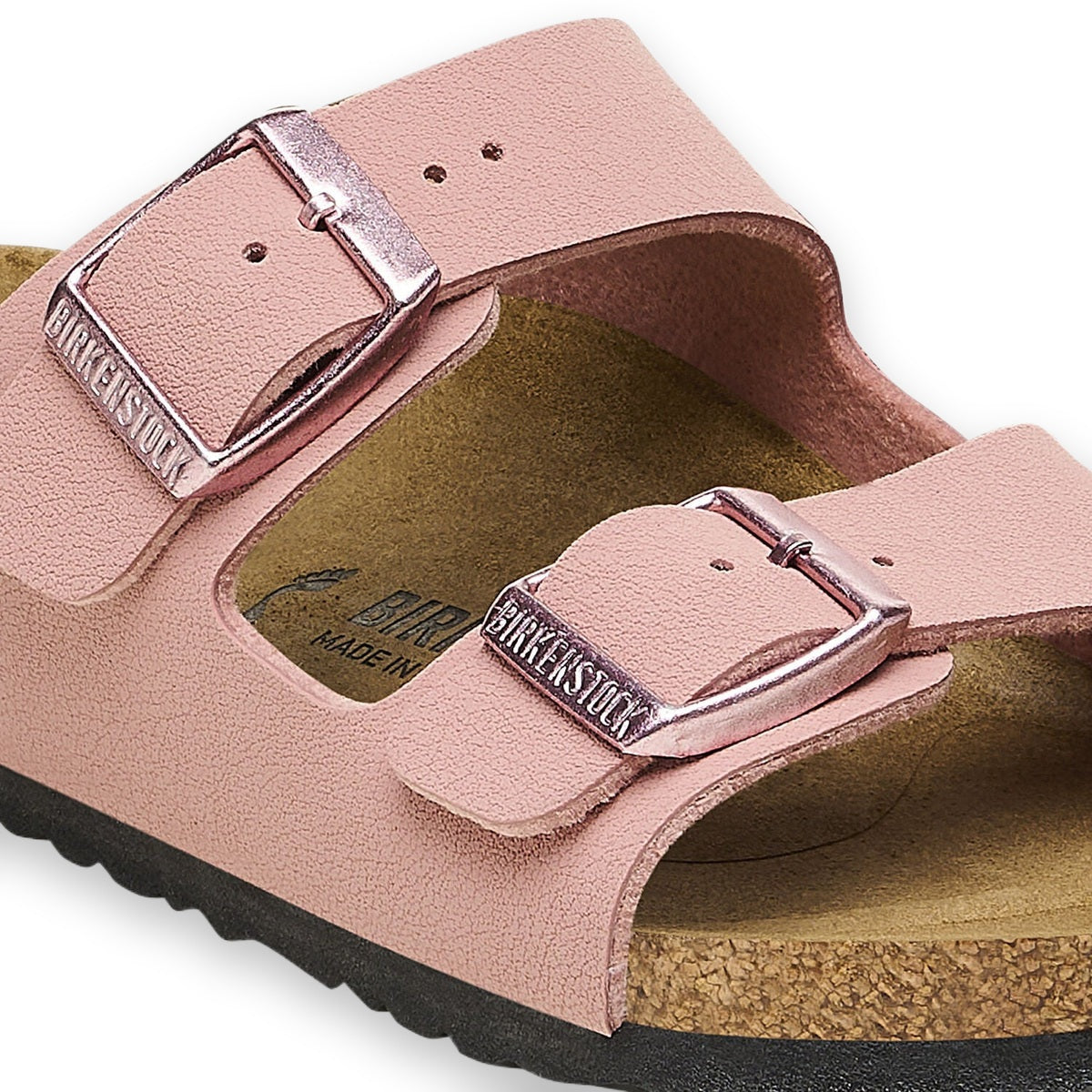 Birkenstock Arizona Kids bambino vista tre quarti design classico due fasce