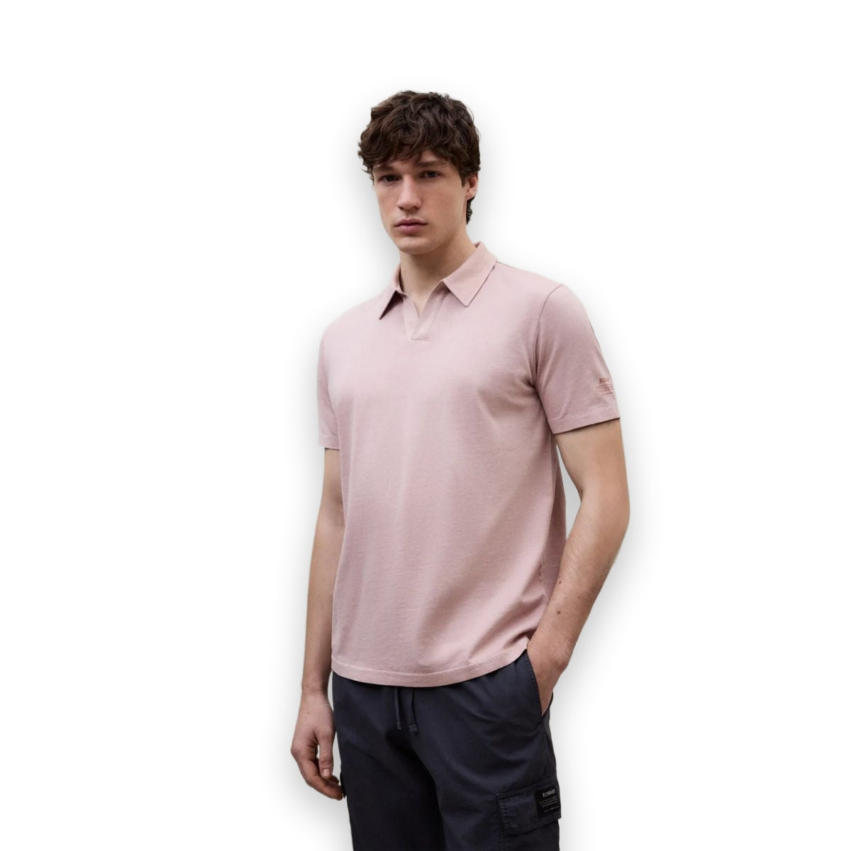 Ecoalf Enzo polo uomo in cotone organico — vista posteriore