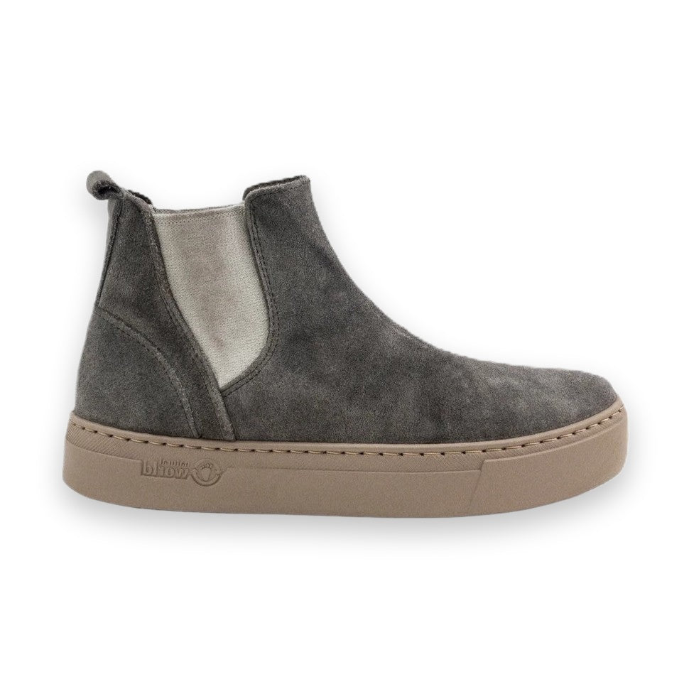 Natural World Kira stivaletto donna in pelle scamosciata — vista laterale