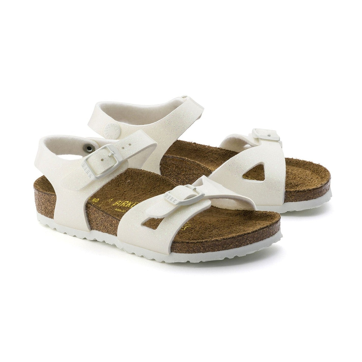 Coppia sandali Birkenstock Rio Kids bambina Birko-Flor comfort e sicurezza Made in Germany