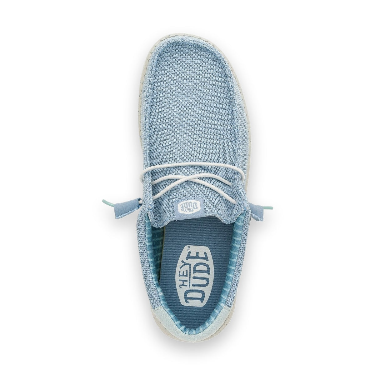 HeyDude Wally Stretch Sox mocassino uomo in tessuto — dettaglio tomaia