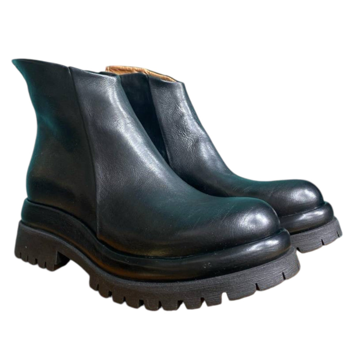 A.S.98 B51215 Donna Stivaletti In Pelle Vintage Artigianale