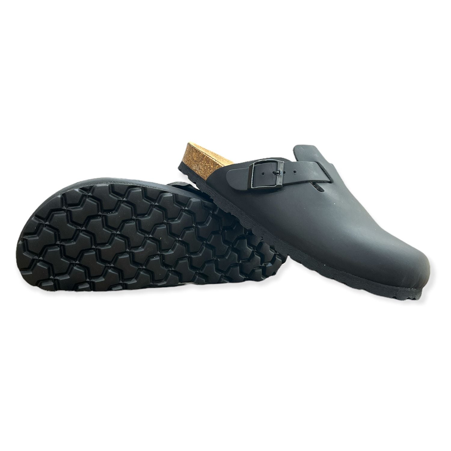 CH18 - sabot da donna e da uomo con fibbia regolabile NATUNED plantare in lattice anatomico comfort