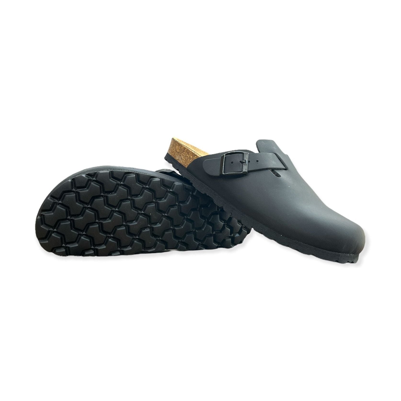 CH18 - sabot da donna e da uomo con fibbia regolabile NATUNED plantare in lattice anatomico comfort