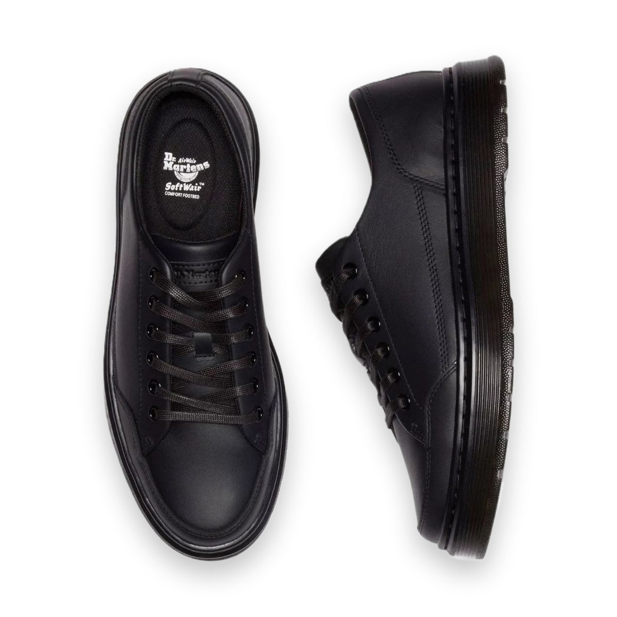 Dr. Martens Brookline scarpe uomo in Pelle Nappa — vista posteriore