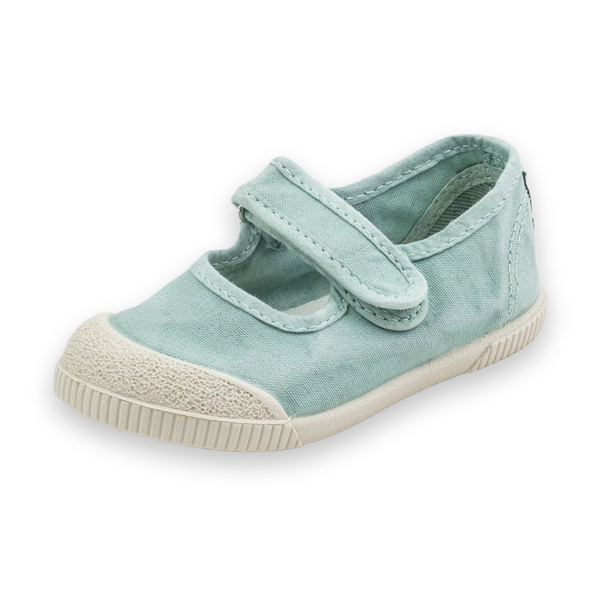 Natural World Terra ballerina bambina in cotone organico — vista dall'alto