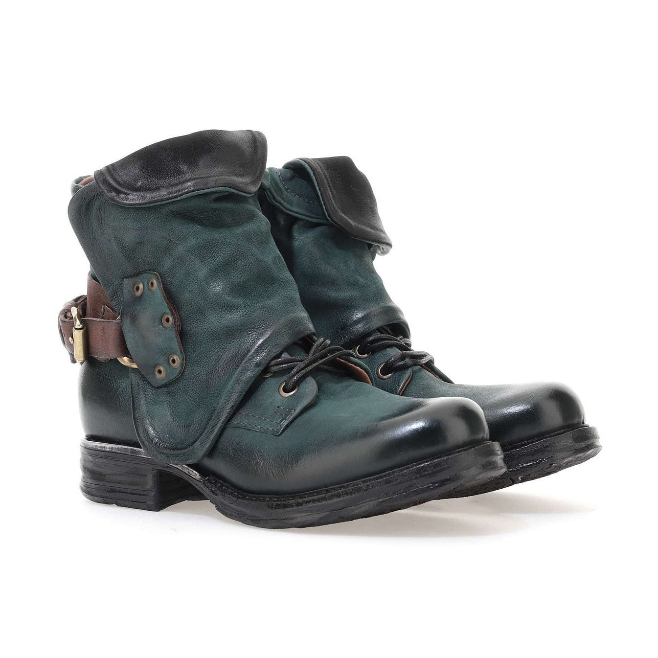 A.S.98 717204 stivaletto donna pelle artigianale profilo