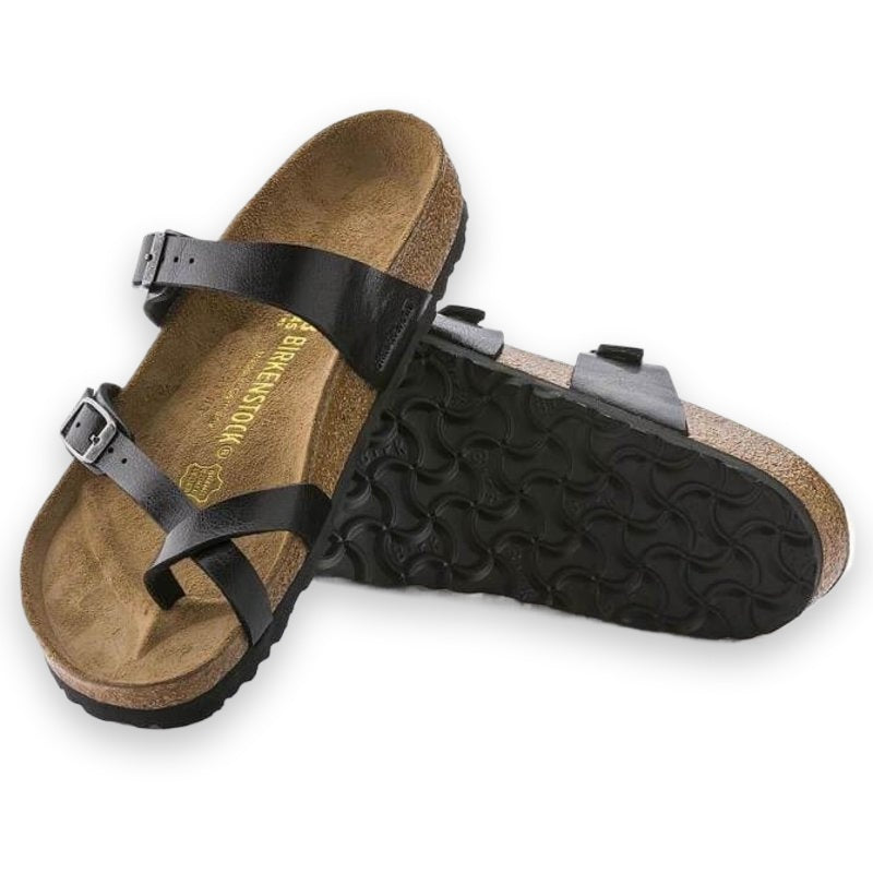 Birkenstock Mayari sandalo infradito donna in Birko-Flor — vista tre quarti