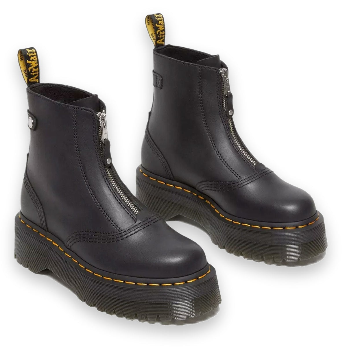 Dr. Martens Jetta stivali donna in Pelle Sendal — vista posteriore