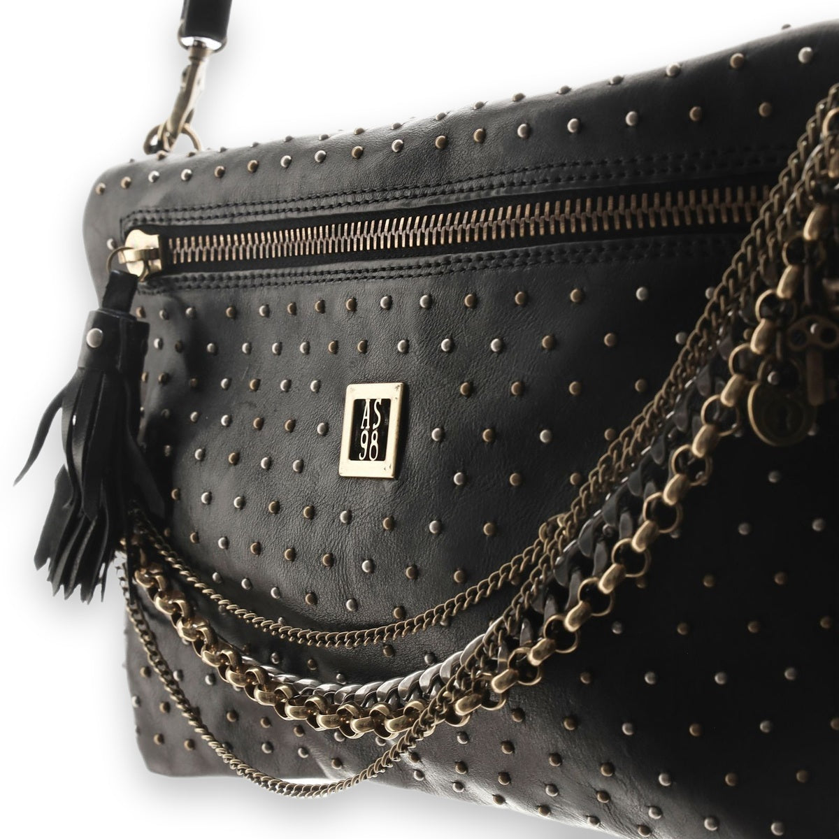 A.S.98 Sofy borsa donna in pelle naturale — tracolla regolabile