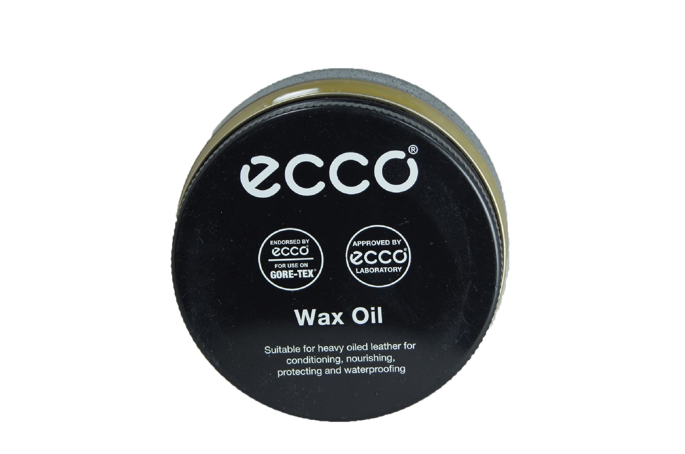 Confezione di ECCO Wax Oil per la cura delle scarpe in pelle.