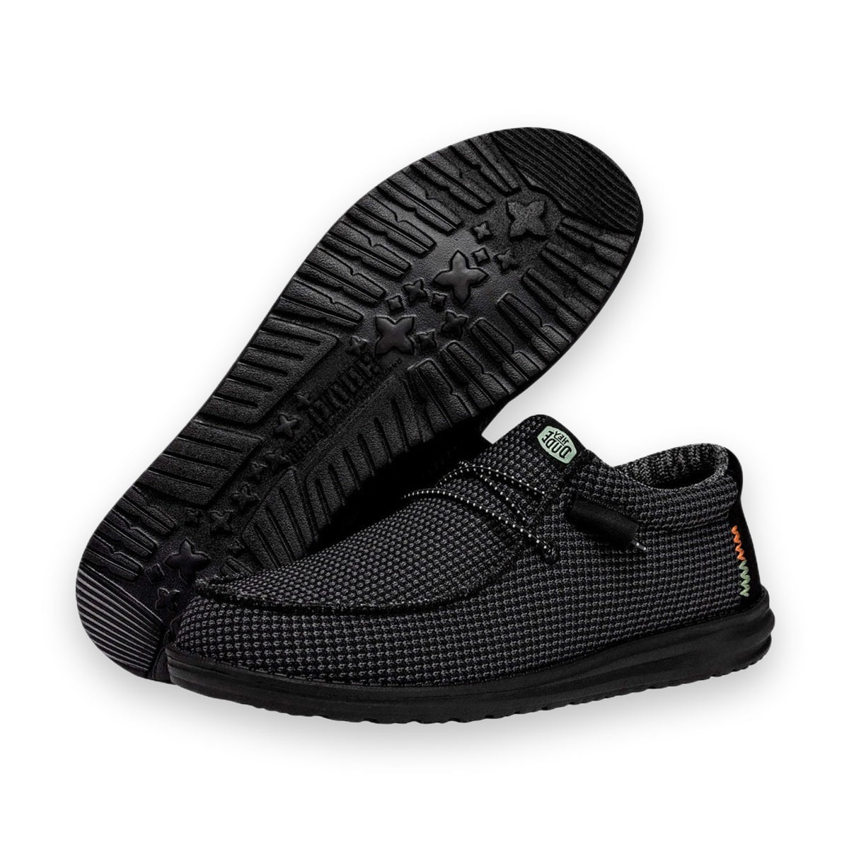 HeyDude Wally Sport Mesh mocassino uomo in mesh — vista tre quarti