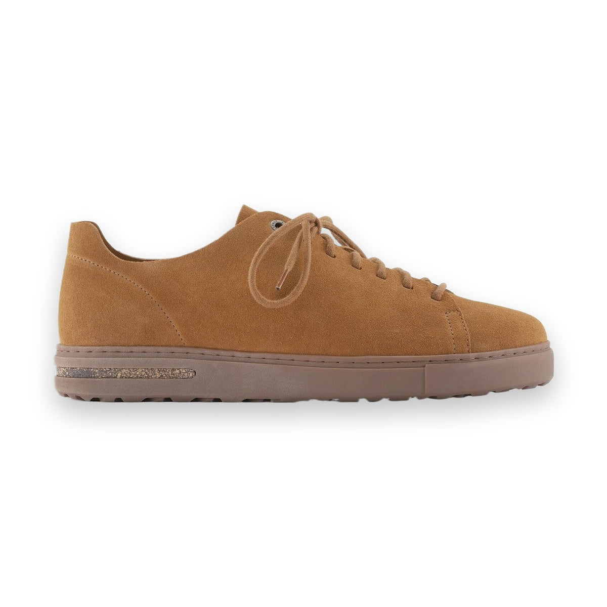 Sneaker Birkenstock Bend Low Decon uomo in pelle nabuk Flesh Out decostruita vista laterale