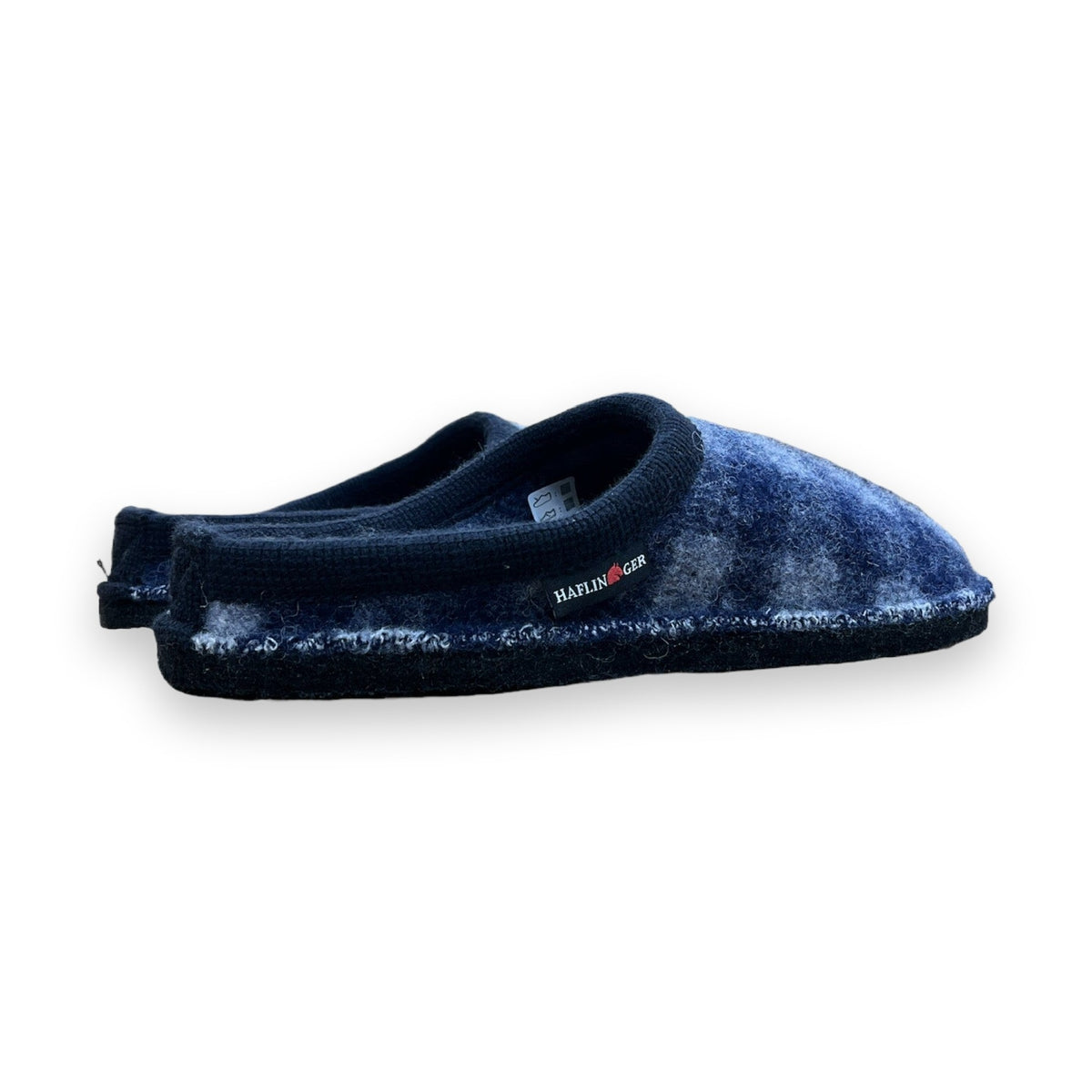 Haflinger Plaid sabot unisex in lana cotta — dettaglio tomaia