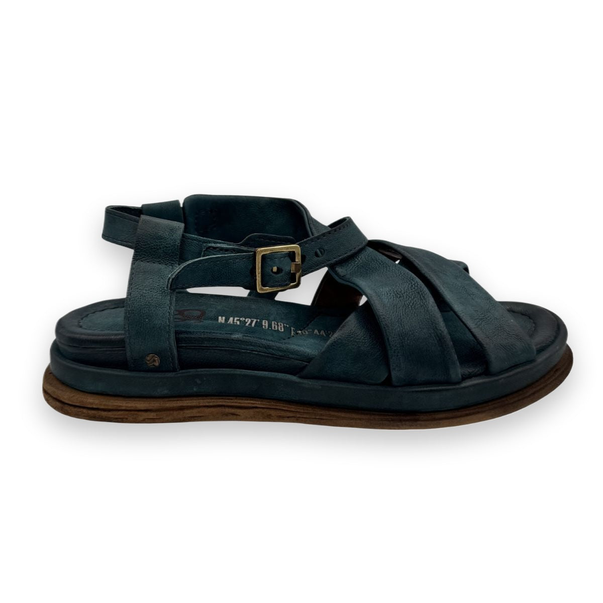 A.S.98 SPOON sandalo donna in pelle con cinturino - dettaglio fibbia metallica