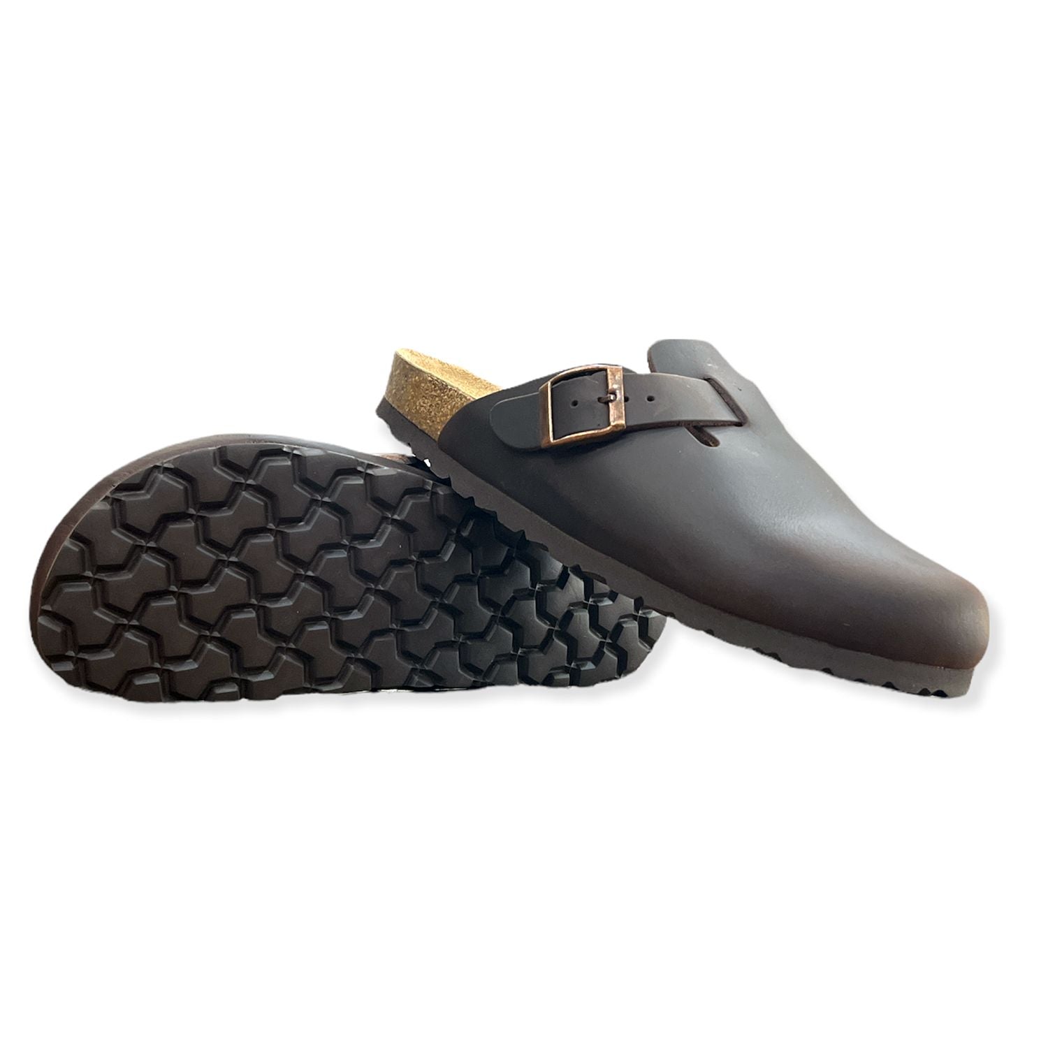 CH18 - sabot da donna e da uomo con fibbia regolabile NATUNED plantare in lattice anatomico comfort