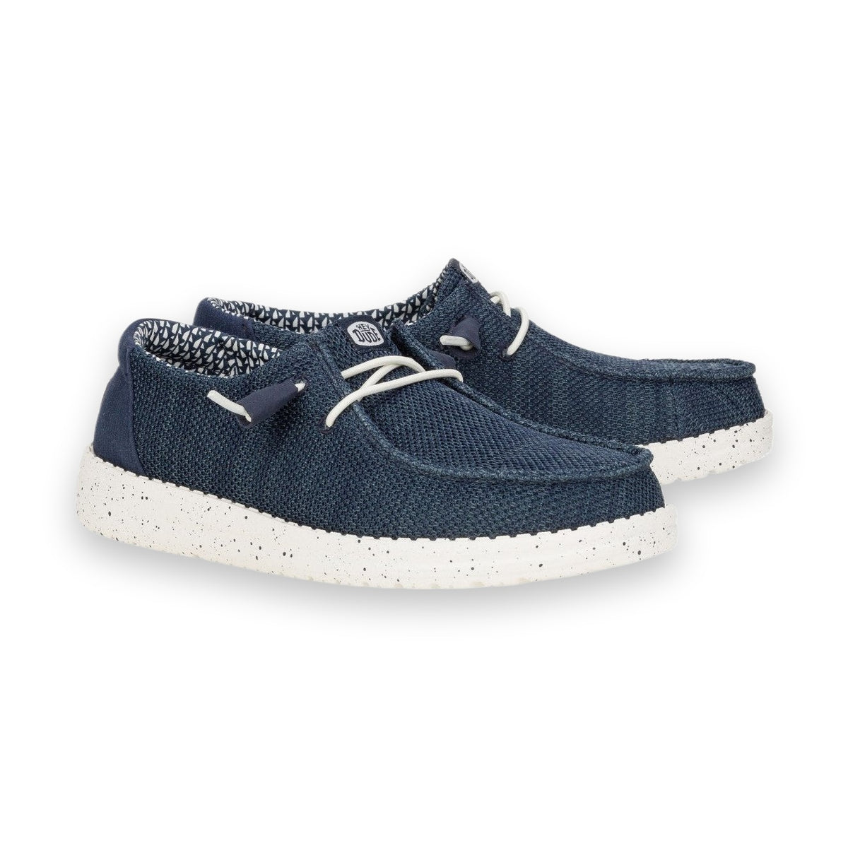 HeyDude Wendy Stretch Sox mocassino donna in tessuto — vista laterale