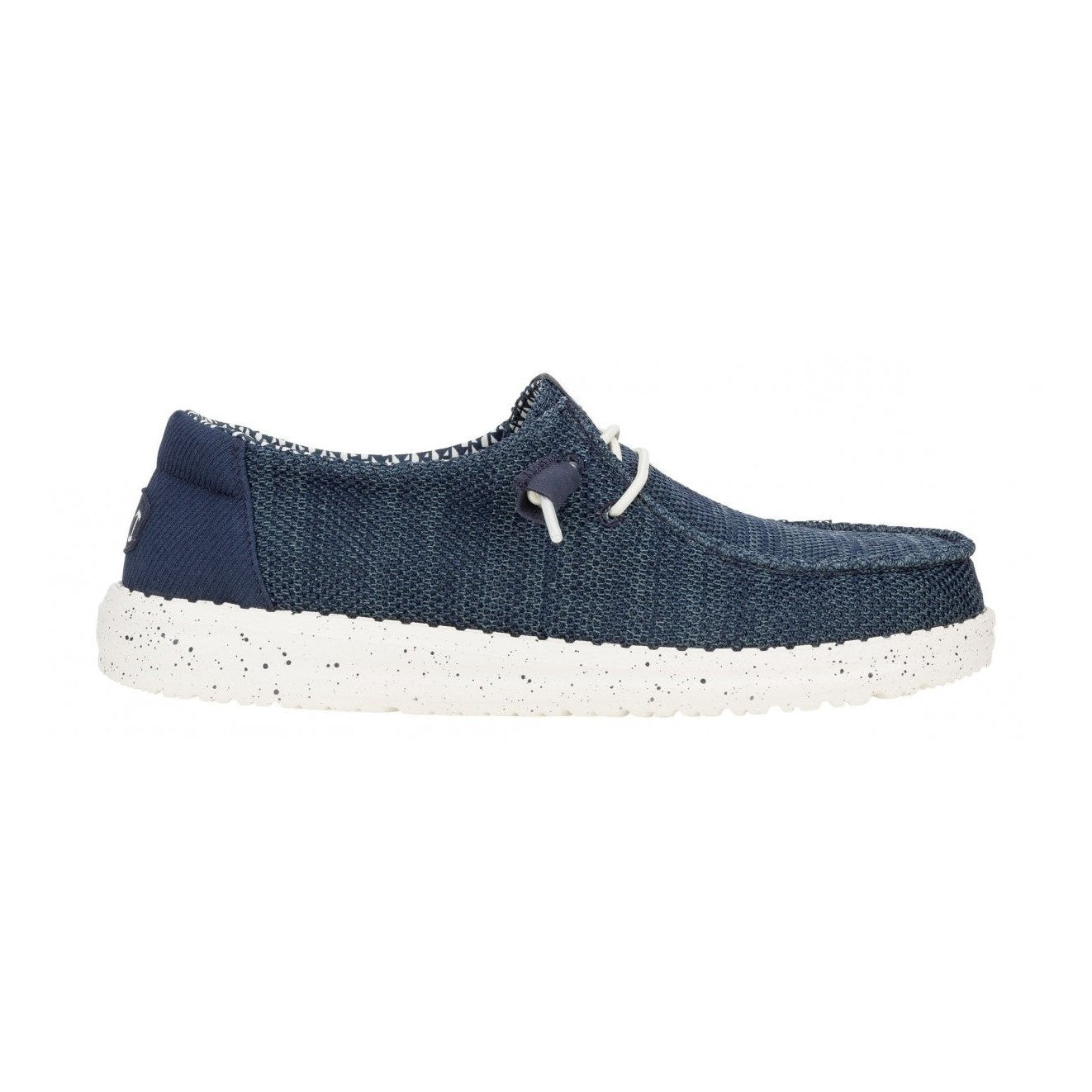 Dettaglio della trama del tessuto Stretch Sox e dei lacci elastici Easy-On.