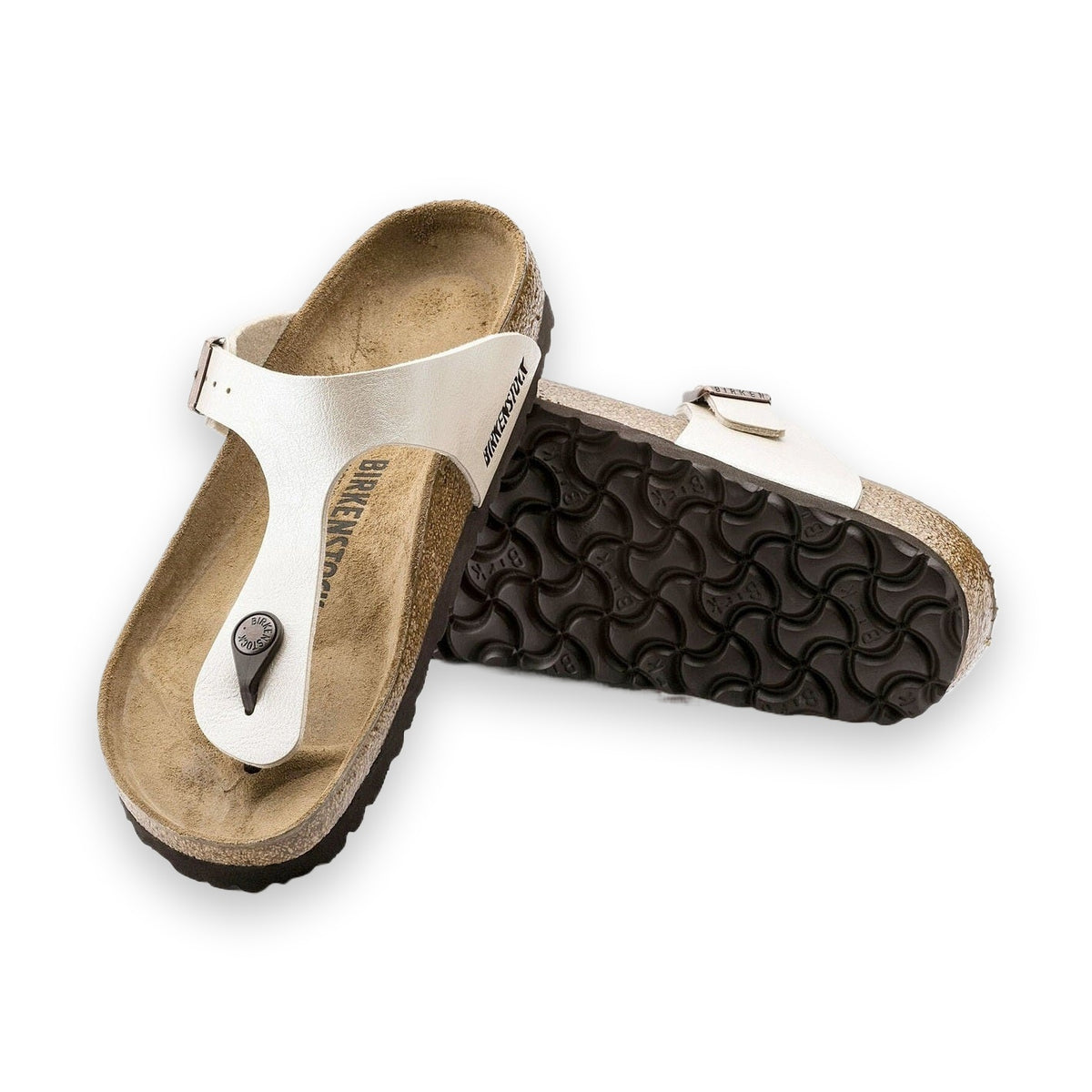 Fibbia metallica regolabile su cinturino Birko-Flor Graceful Birkenstock Gizeh