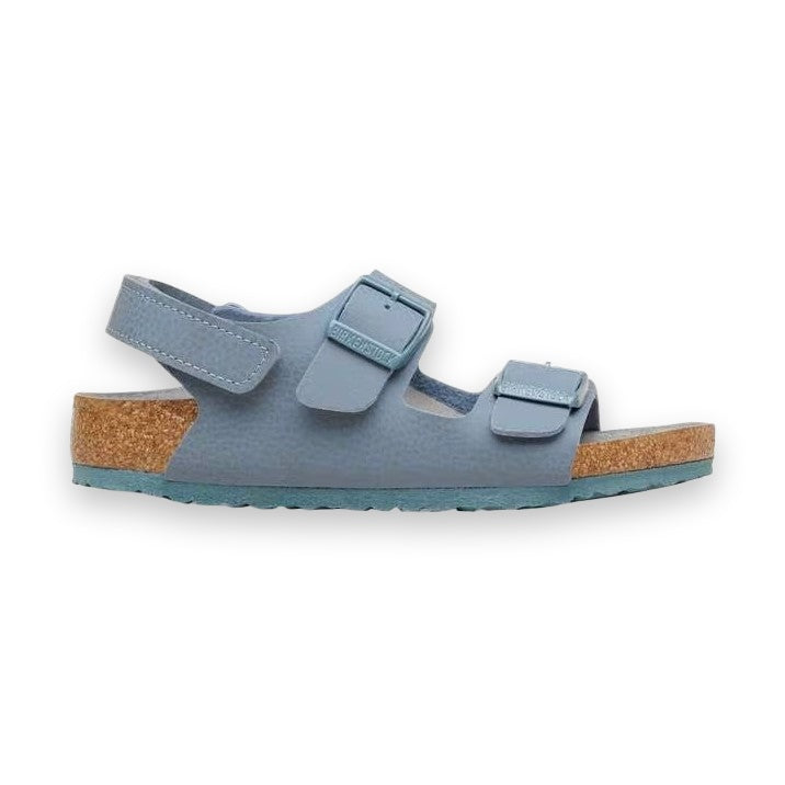 Sandalo Birkenstock Milano Kids bambino vista tre quarti design compatto