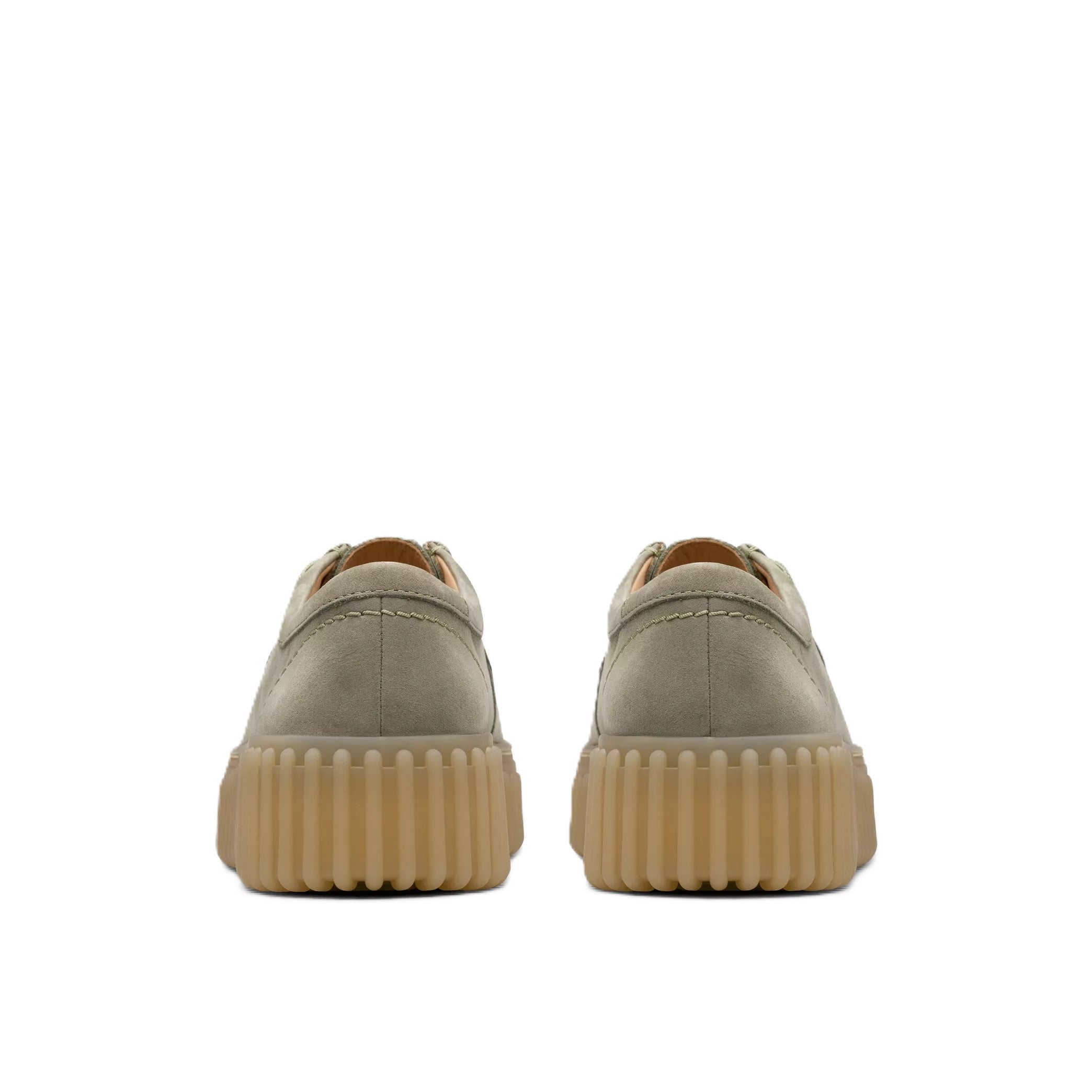 Clarks Torhill Bee Donna Scarpe In Suede Premium Con Suola Scanalata