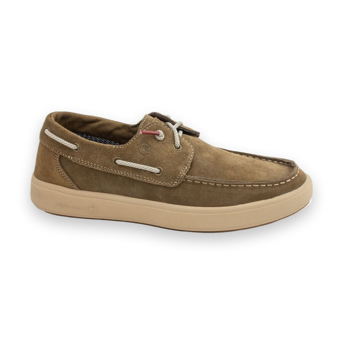 Natural World Astun sneaker uomo in pelle scamosciata — vista frontale