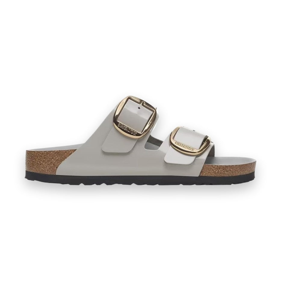 Suola EVA ammortizzante sandalo Birkenstock Arizona Big Buckle donna pelle verniciata