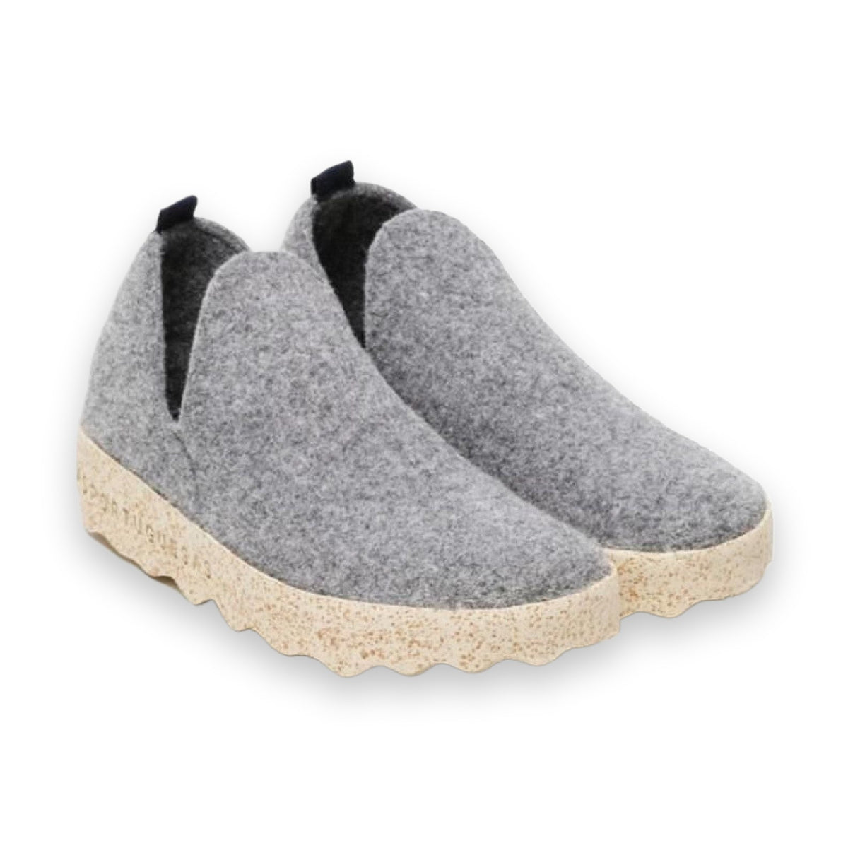 Asportuguesas City scarpa slip-on unisex in feltro di lana — vista frontale